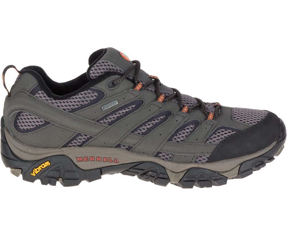 Buty Trekkingowe Merrell Męskie Szare - Moab 2 Gore-Tex® - 623854-NCT